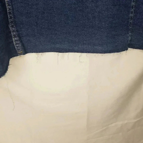NWOT Women's Blue Jean cropped Western, Rodeo, Biker Jacket XL - Picture 4 of 11